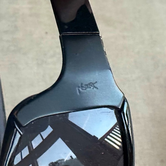 Yves Saint Laurent Black Sunglasses w/ Case - Picture 6 of 12